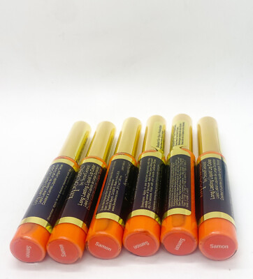 #ad Lipsense Liquid Lip Color Set of 6 Samon New Sealed Full Size 💋🔥