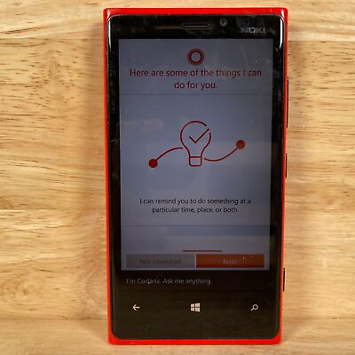 #ad Nokia Lumia 920 Red 4.5quot; LCD Display 1GB RAM 32GB Storage Window Smartphone