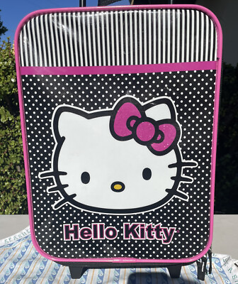 #ad Cute Lightweight Hello Kitty Rolling Suitcase Soft Case
