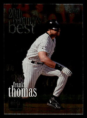 2000 Topps Frank Thomas On Base Leader 20CB #470 Chicago White Sox