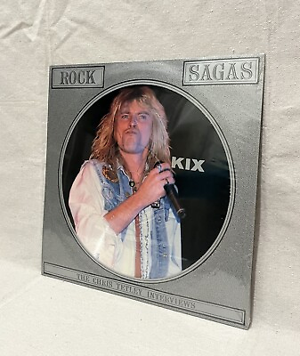 #ad Kix The Chris Tetley Interviews Vinyl LP 1988 NEW UK IMPORT Picture Disc