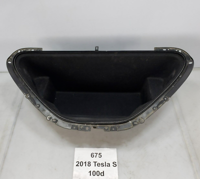 #ad ✅ 16 20 OEM Tesla Model S Front Frunk Trunk Storage Box Compartment Tray Trim