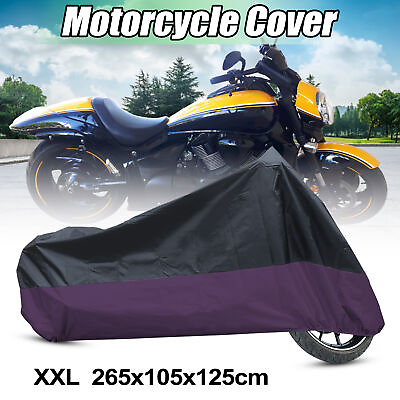 XXL Full Motorcycle Cover Rain Storage for Suzuki Boulevard C50 C90 M50 S70
