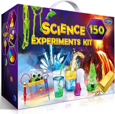 #ad 150 Experiments Science Kits for Kids Age 6 8 10 12 14 STEM Project Educationa