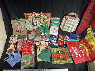 Christmas Bags Lot Assorted. NEW