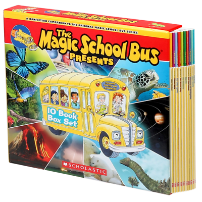 Magic School Bus: 10 Book Box Set Like NEW NO BOOKMARK INCLUDED.