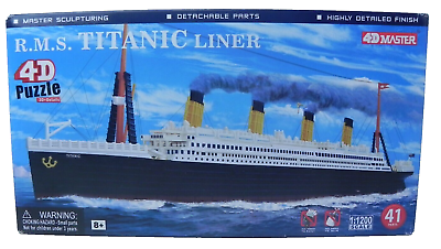 #ad NEW 4D Master 4D RMS Titanic Liner 3D Puzzle Model Kids Adults 1:1200 Scale