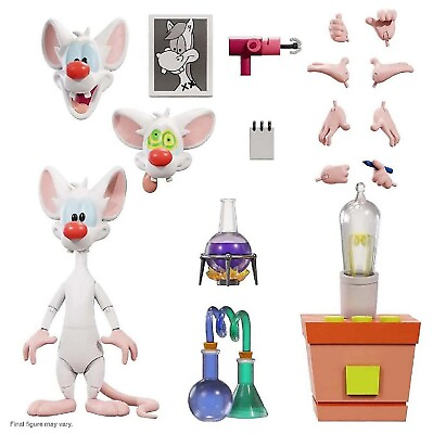 #ad Ultimates Pinky Action Figure from Animaniacs in 7 Inch Scale