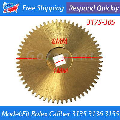 #ad Ratchet Wheel To Fit Rolex Caliber 3135 3136 3155 3175 3185 3186 3130 415 #305
