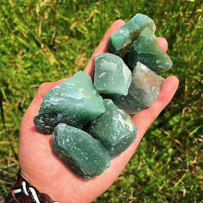 #ad Raw Rough Green Aventurine Large Chunks Healing Reiki Crystal Mineral Rocks Gift