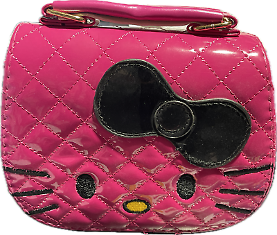 #ad Dark Pink Hello Kitty Purse Bag for girls children