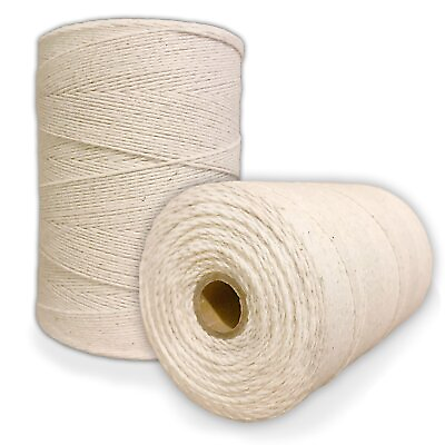 #ad Loom Weaving Warp Thread 2 Rolls 800 Yards Natural Off White