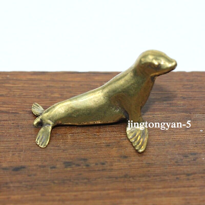 Brass Seals Figurine Statue Home Office Table Decoration Animal Figurines Toys