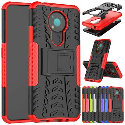 For Nokia 2.4 3.4 1.3 6.2 7.2 Armor Shockproof Stand Phone Case Cover