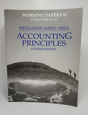 #ad Accounting Principles Fourth Edition: Working Papers II Chapters 13 27