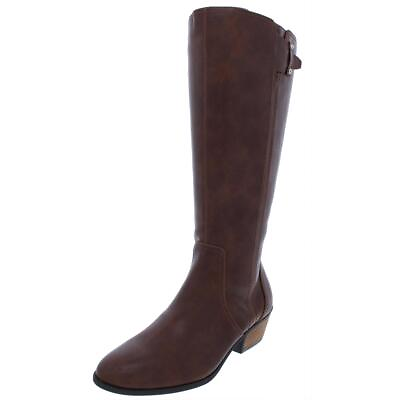 #ad Dr. Scholl#x27;s Shoes Womens Brilliance Brown Riding Boots 9 Medium BM BHFO 5425