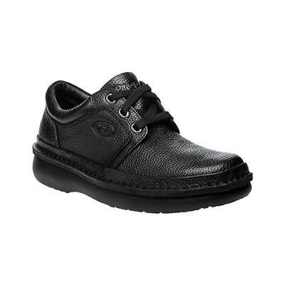 #ad NEW 17 5E 17EEEEE Propet Village Walker Black Casual Shoe M4070