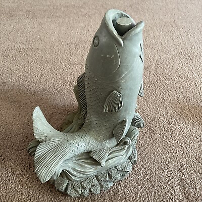 #ad VINTAGE FISH SCULPTURE FIGURINE STATUE Not Sure About Material