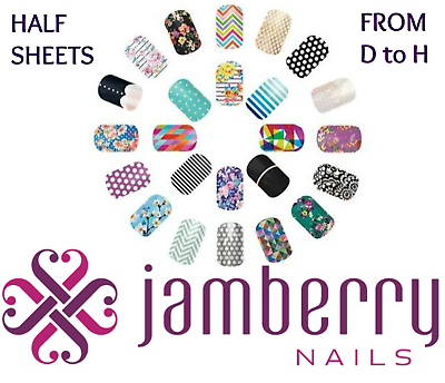 #ad jamberry wraps half sheets with names from * D to H * buy 3 amp; get 1 FREE 🎁