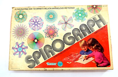 #ad Vintage 1973 1976 Kenner SPIROGRAPH Set No 1421 in Original Box Complete
