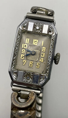 Goering Swiss Ladies Watch Movement 15 jewels 2 Adjustments 1827 Antique Parts
