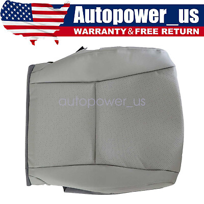 #ad For 2010 2015 Lexus RX350 Replacement Driver Bottom PERF Leather Seat Cover Gray