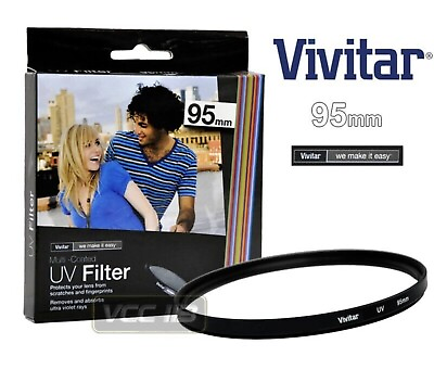 #ad VIVITAR 95mm HD UV Ultra Violet Multi Coated Lens Filter VIV UV 95