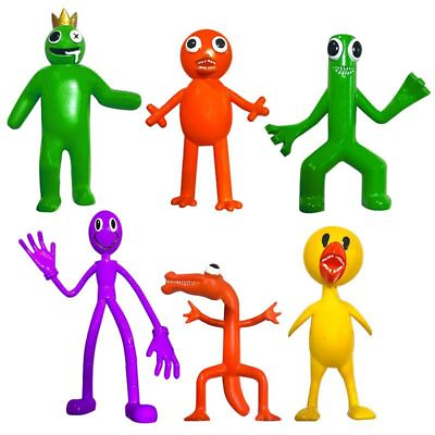 6 8Pcs Rainbow Friends action Figures Toy Game Character Doll Blue Monster gift