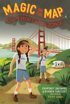 #ad Magic on the Map #4: Escape From Camp Californi paperback 1984895729 Sheinmel
