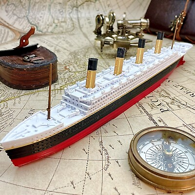 12” RMS Olympic Model History Gift Unsinkable Titanic Gift Titanic Necklace