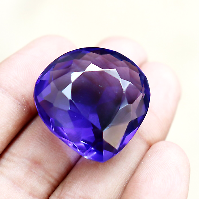 #ad Certified Natural Gemstone Loose Gemstone Purple Amethyst Pear Shape 71.70 Ct