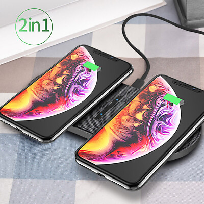 #ad 30W Qi Wireless Charger Fast Charging Pad For Apple iPhone 13 Pro Max 12 XS XR 8
