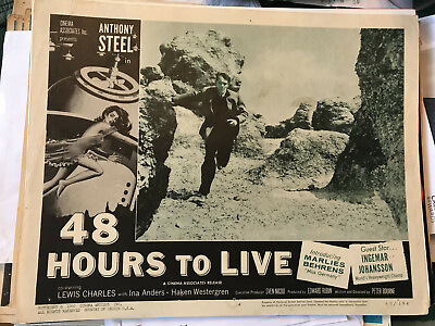 48 Hours To Live 1960 Cinema Associates science fiction 11x14quot; lobby card Marlie