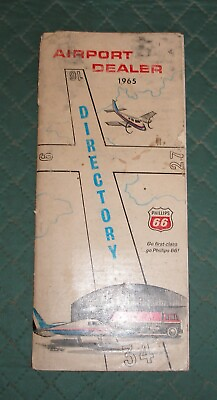 #ad #ad 1965 Phillips 66 Airport Dealer Directory