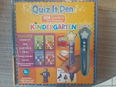 #ad NEW Sealed Quiz It Pen Kindergarten 501 Questions and Answers