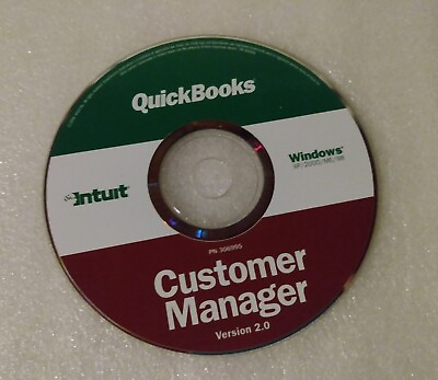 Intuit QuickBooks Customer Manager 2006 For Windows Version 2.0