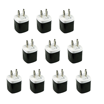 #ad 10 PCS USB Wall Charger AC Power Adapter US Outlet For iPhone 8 X 11 12 13 iPod