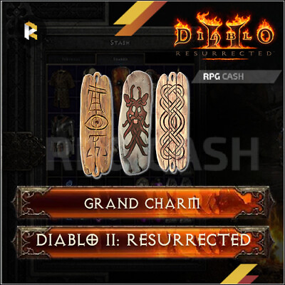 Gheed#x27;s Fortune Grand charm Diablo 2 Resurrected D2r Diablo 2