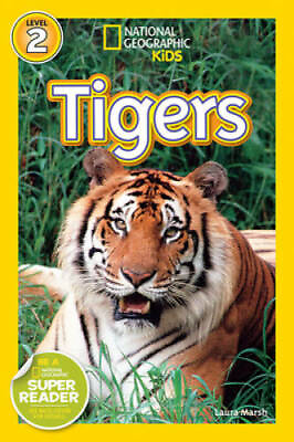 #ad National Geographic Readers: Tigers Paperback By Marsh Laura GOOD