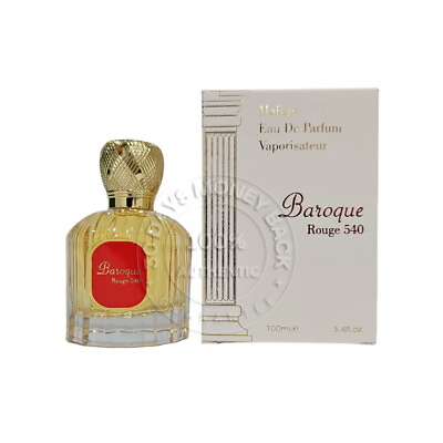 #ad Baroque Rouge 540 By Maison Alhambra for Unisex EDP Spray 3.4 oz Made in U.A.E