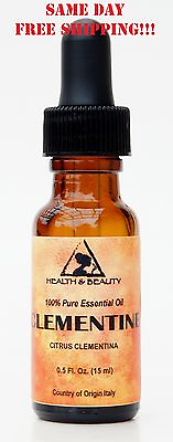 #ad CLEMENTINE ESSENTIAL OIL ORGANIC AROMATHERAPY NATURAL PURE DROPPER 0.5 OZ 15 ml