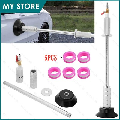 #ad Air Pneumatic Dent Puller Car Auto Body Repair Suction Cup Slide Tool Hammer Kit