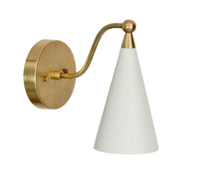#ad Mid Century Wall Sconce Lamp Light CARINA Vintage Raw Brass Lamp Luminaire Light