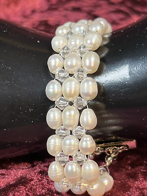 #ad Fashion Pearl 8quot; Bracelet