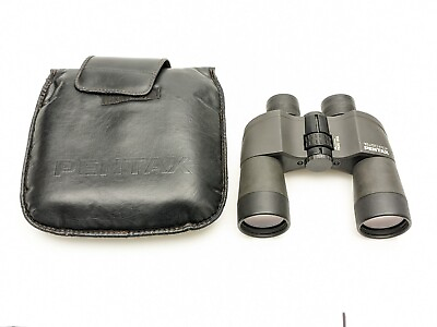 Vintage Asahi Pentax 16X50 PCF 3.0° Full Size Binoculars and Padded Case Japan