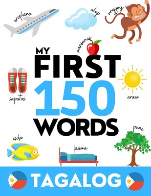 #ad TAGALOG: My First 150 Words Learn Tagalog Filipino Kids and adults