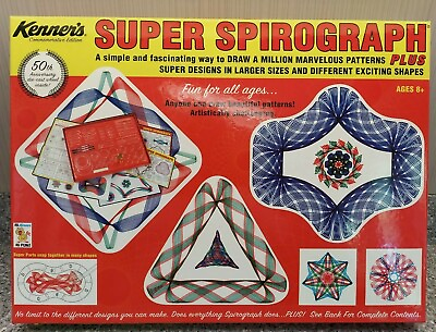 Kenner#x27;s Super Spirograph Plus 50th Anniversary Commemorative Edition 01049 2016