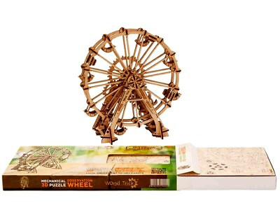 Wood Trick : 00002 Wooden 3D Mechanical Model quot; Ferris wheel quot;