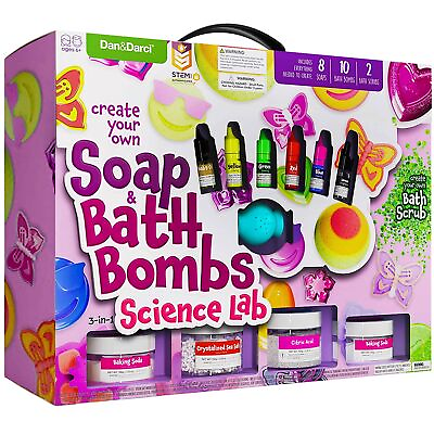 #ad Soap amp; Bath Bomb Making Kit for Kids 3 in 1 Spa Science Kit Easter Craft Gi...