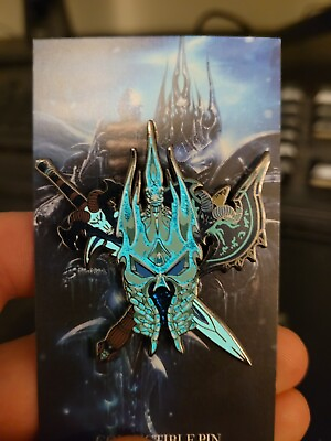 #ad World Of Warcraft Wrath Of The Lich King Collectible 2 Inch Hat Pin